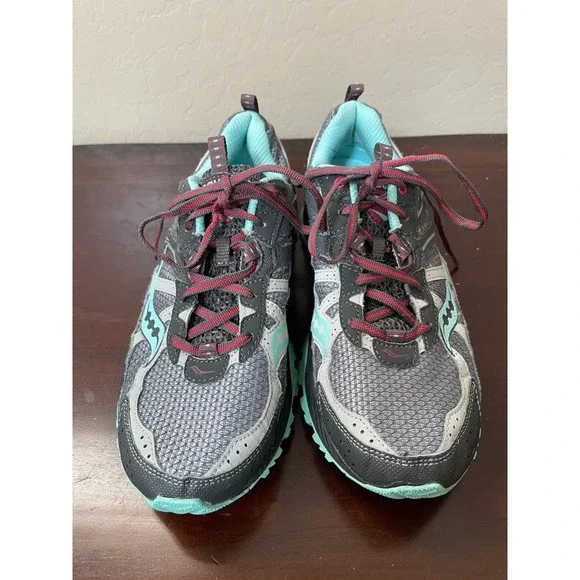 Saucony Womens Excursion Tr8 Running Shoes Gray S15203-4 Lace Up Low Top 11M - Picture 6 of 7